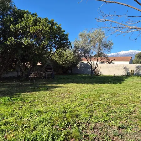 Bas De Villa, Haute-corse, Vue Montagne, 5min Des Plages Feriehus *