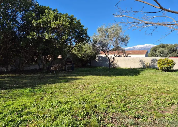Bas De Villa, Haute-corse, Vue Montagne, 5min Des Plages Feriehus *